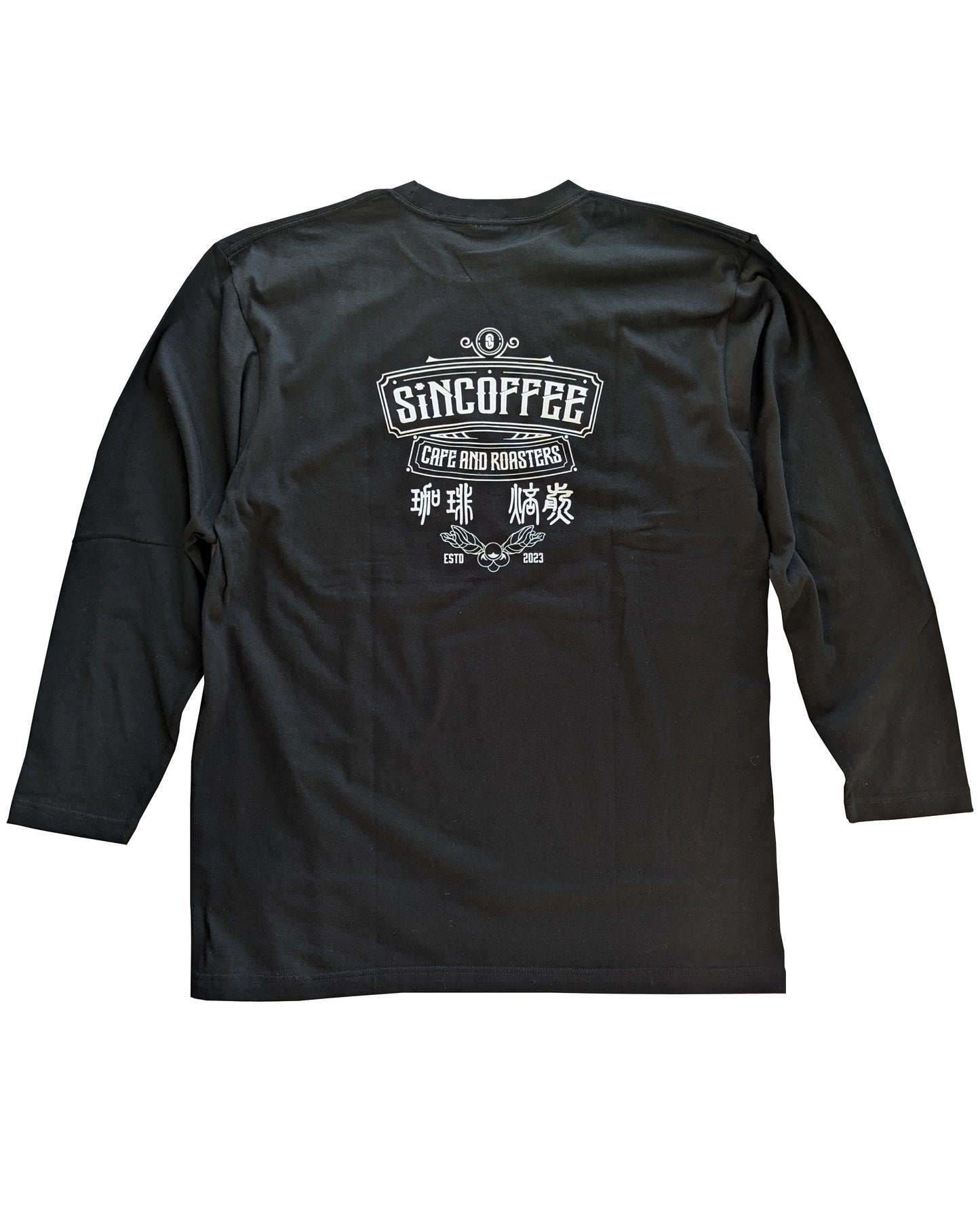 SiN COFFEE LONG SLEEVE TEE / BLACK